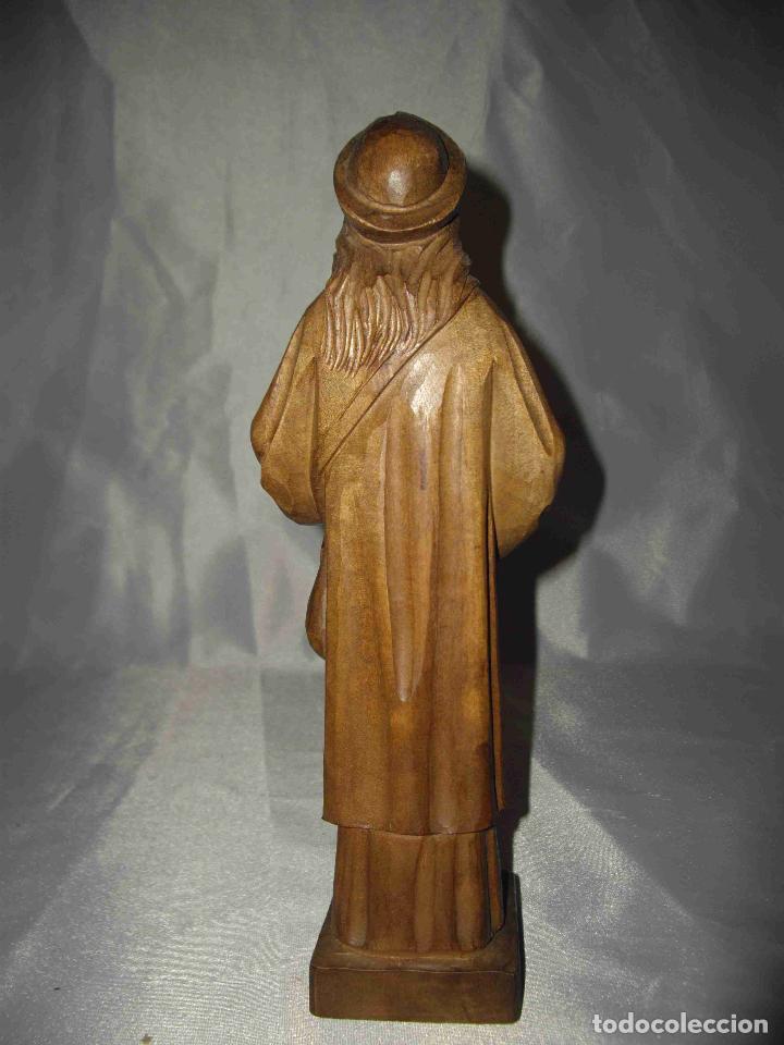 Antig&uuml;edades: TALLA SANTIAGO BASTON - Foto 3