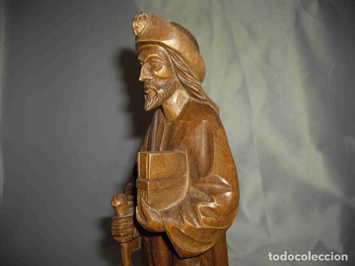 Antig&uuml;edades: TALLA SANTIAGO BASTON - Foto 6