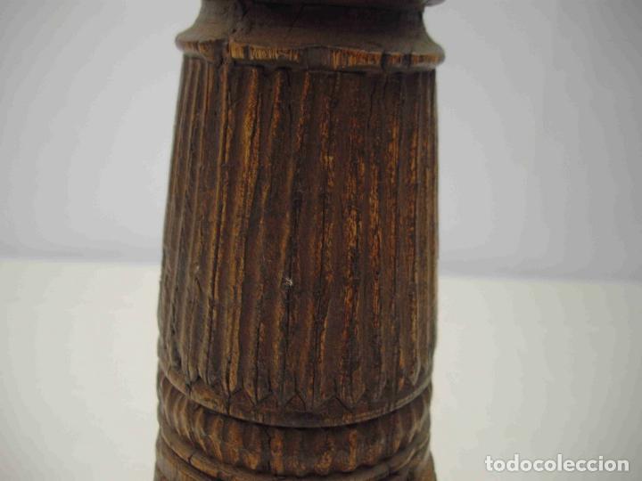 Antig&uuml;edades: COLUMNA PEQUE&Ntilde;A MADERA 53 - Foto 5