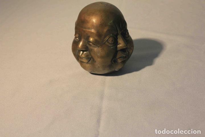Antig&uuml;edades: FIGURA BRONCE 4 CARAS - Foto 3