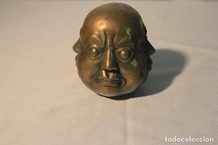 Antig&uuml;edades: FIGURA BRONCE 4 CARAS - Foto 4