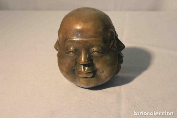 Antig&uuml;edades: FIGURA BRONCE 4 CARAS - Foto 7