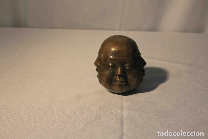 Antig&uuml;edades: FIGURA BRONCE 4 CARAS - Foto 1