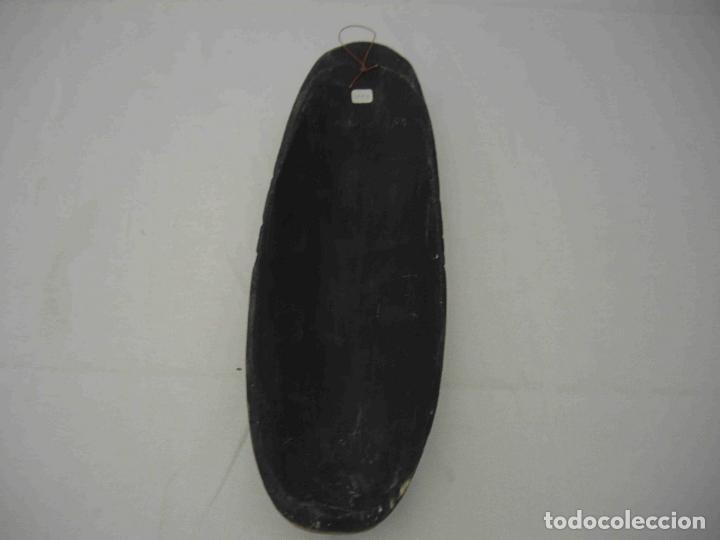 Antig&uuml;edades: MASCARA MADERA MARRON - Foto 7
