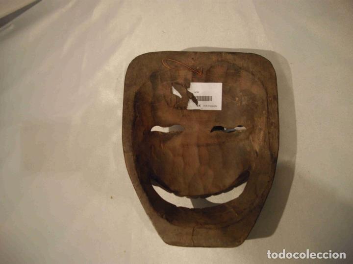 Antig&uuml;edades: MASCARA CARNAVAL MADERA - Foto 5