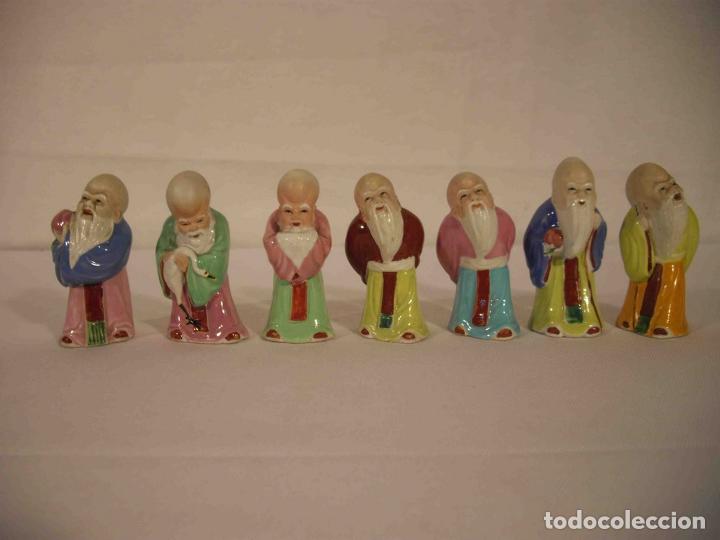 Antig&uuml;edades: SET 7 MAGOS PORCELANA 8 - Foto 1