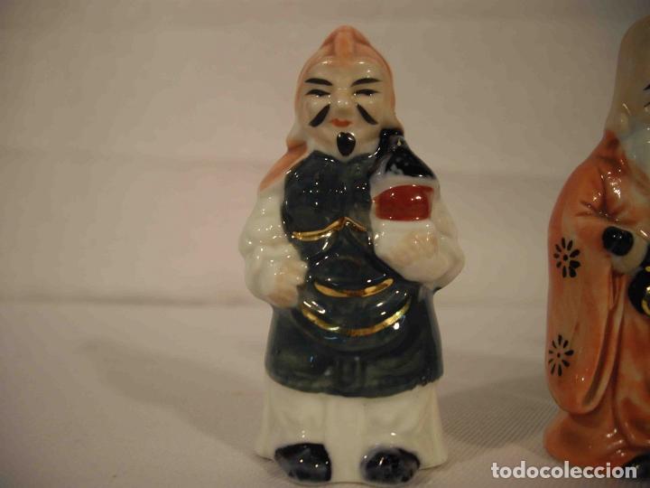 Antig&uuml;edades: SET 7 MAGOS PORCELANA 9 - Foto 3
