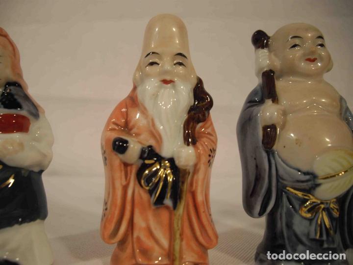 Antig&uuml;edades: SET 7 MAGOS PORCELANA 9 - Foto 4