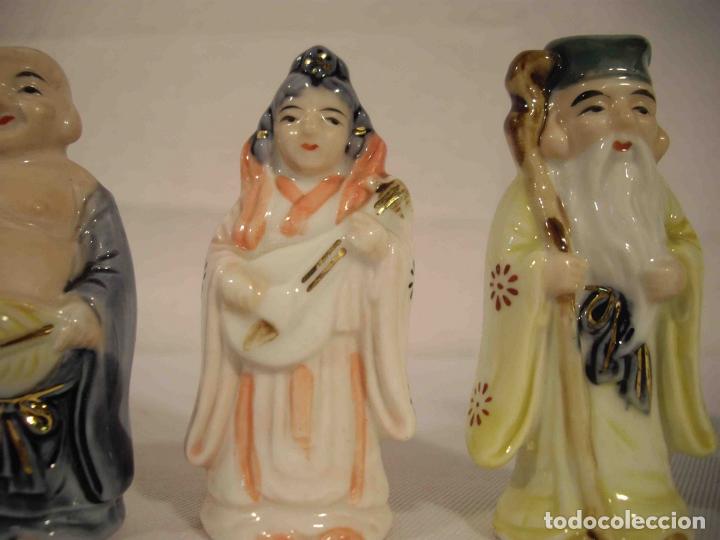 Antig&uuml;edades: SET 7 MAGOS PORCELANA 9 - Foto 6