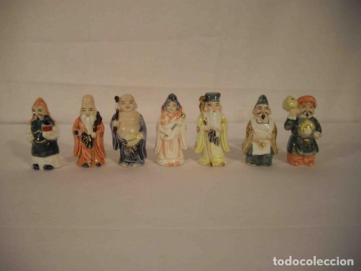 Antig&uuml;edades: SET 7 MAGOS PORCELANA 9 - Foto 1