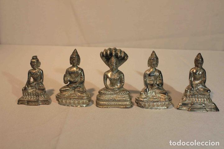 Antig&uuml;edades: SET 5 BUDAS METAL &nbsp;&nbsp;&nbsp;&nbsp;&nbsp;&nbsp;&nbsp;&nbsp;&nbsp;&nbsp;&nbsp;&nbsp;&nbsp;&nbsp;&nbsp;&nbsp;&nbsp;&nbsp;&nbsp;&nbsp; - Foto 1