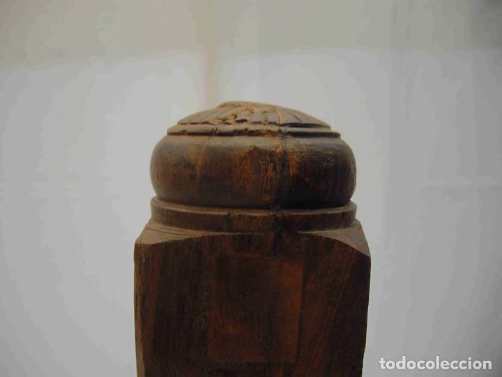 Antig&uuml;edades: COLUMNA PEQUE&Ntilde;A MADERA 48 - Foto 5