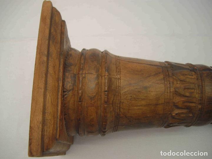 Antig&uuml;edades: COLUMNA PEQUE&Ntilde;A MADERA 48 - Foto 7