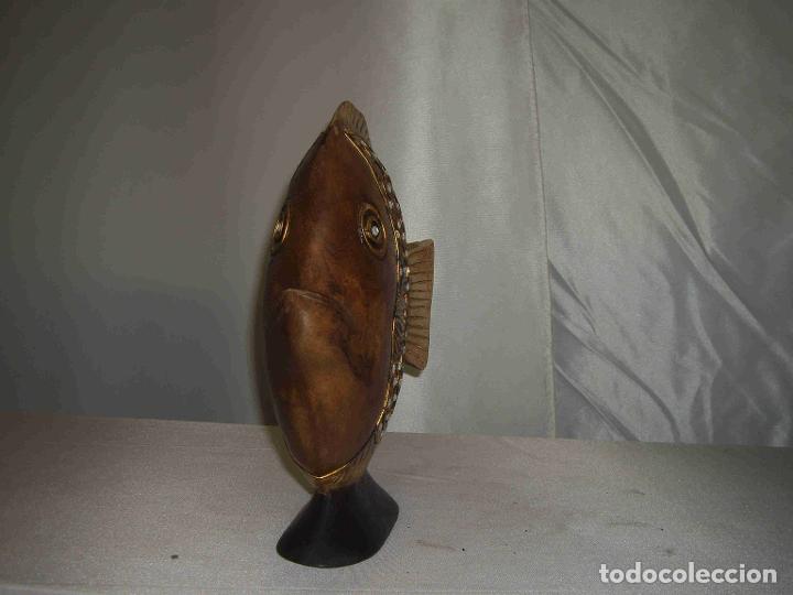 Antig&uuml;edades: PEZ MEDIA LUNA MARRON 39 - Foto 3