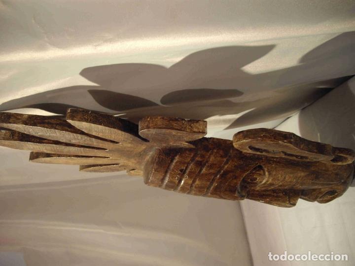 Antig&uuml;edades: MASCARA MADERA INDIA OREJAS - Foto 7