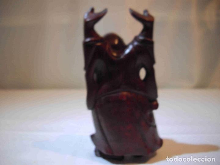Antig&uuml;edades: FIGUR TALLA MADER BUDA BRAZOS ALTO - Foto 3