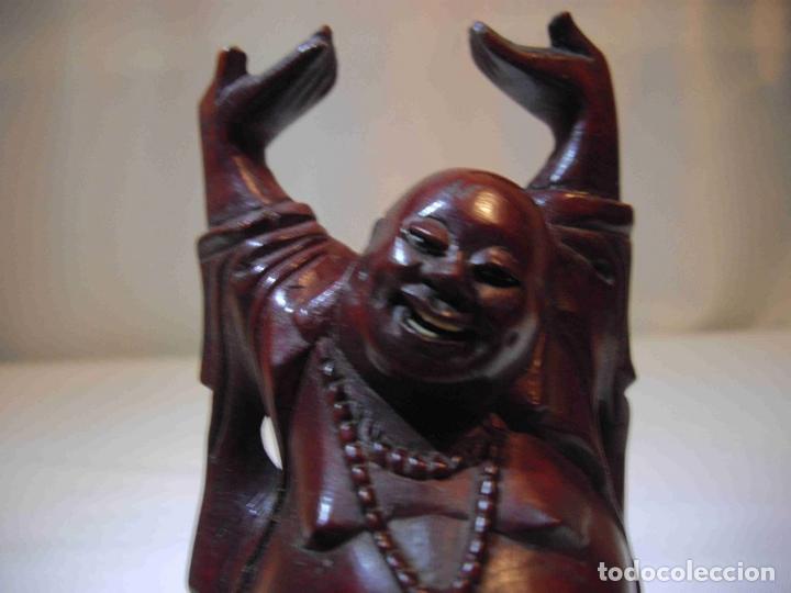 Antig&uuml;edades: FIGUR TALLA MADER BUDA BRAZOS ALTO - Foto 5