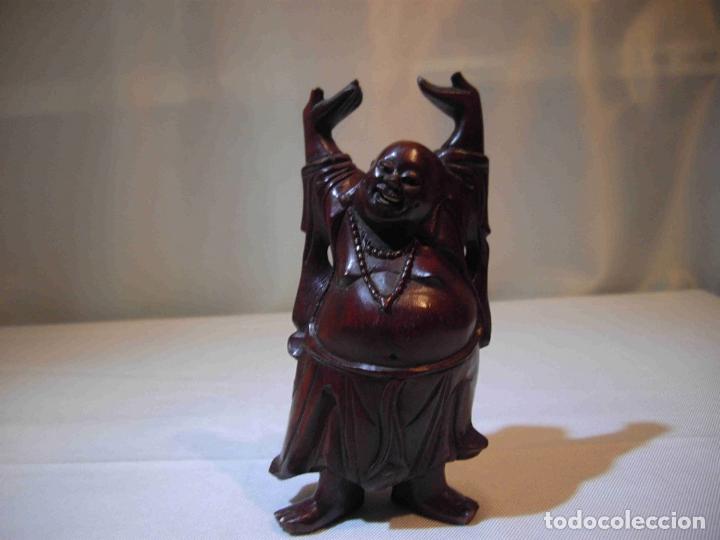 Antig&uuml;edades: FIGUR TALLA MADER BUDA BRAZOS ALTO - Foto 1