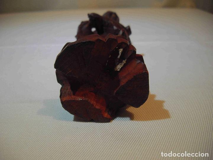 Antig&uuml;edades: FIGURA TALLA MADERA MANDARIN - Foto 6