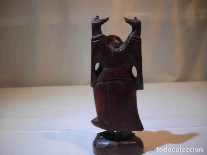Antig&uuml;edades: FIG. TALLA MADER. BUDA BRAZOS ALTO - Foto 3
