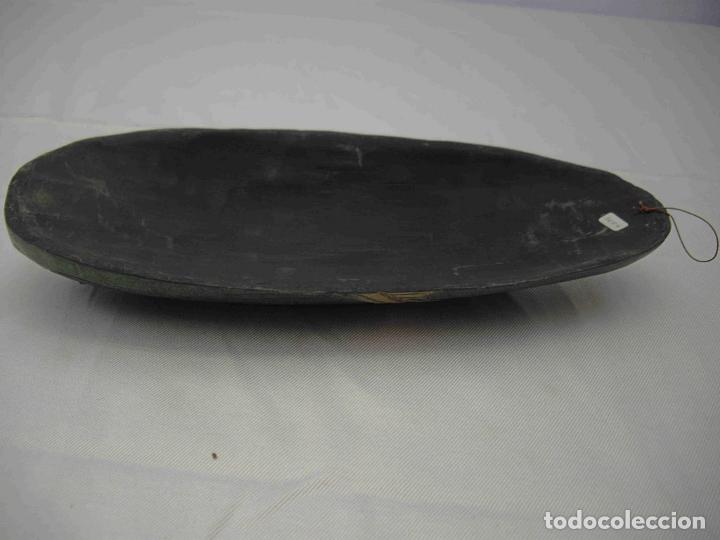 Antig&uuml;edades: MASCARA MADERA VERDE - Foto 7