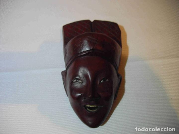 Antig&uuml;edades: MASCARA ORIENTAL TALLA MADERA H - Foto 1