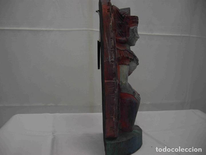 Antig&uuml;edades: TALLA DIOSA EN MADERA - Foto 2