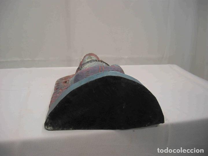Antig&uuml;edades: TALLA DIOSA EN MADERA - Foto 4