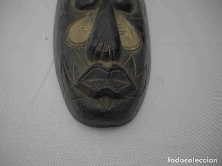Antig&uuml;edades: MASCARA MADERA NEGRA - Foto 2