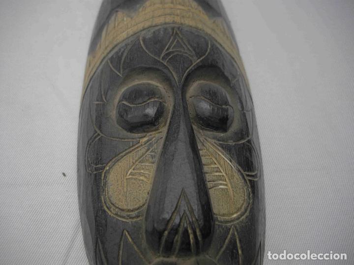 Antig&uuml;edades: MASCARA MADERA NEGRA - Foto 3