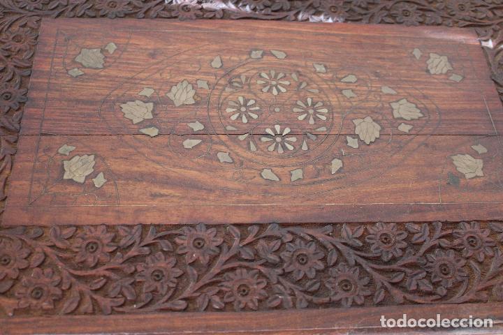 Antig&uuml;edades: mesa de t&eacute; arabe plegable - Foto 8