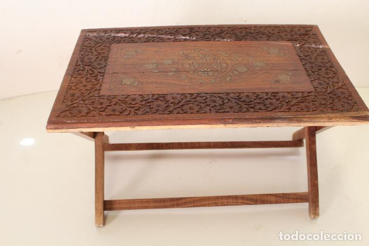 Antig&uuml;edades: mesa de t&eacute; arabe plegable - Foto 1