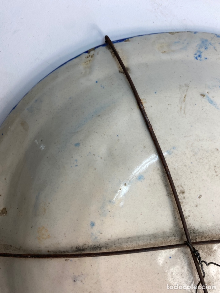 Antig&uuml;edades: PLATO DE CERAMICA. S.XIX. - Foto 5