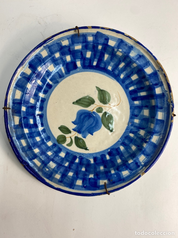 Antig&uuml;edades: PLATO DE CERAMICA. S.XIX. - Foto 1