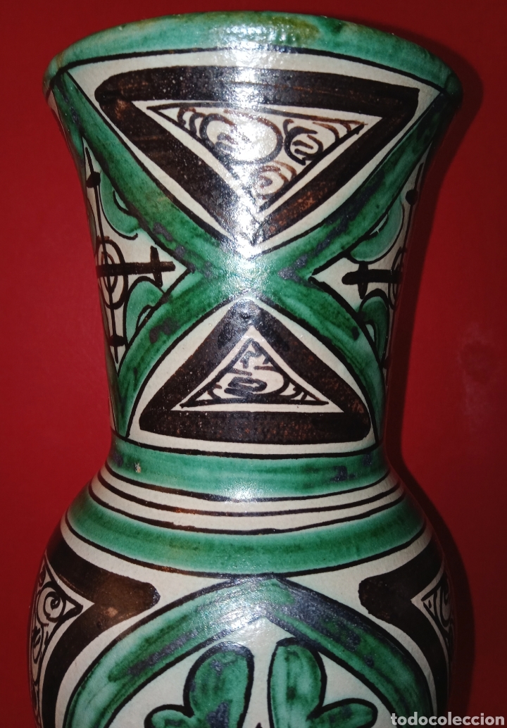 Antig&uuml;edades: GORRIZ - TERUEL - JARRON DE CERAMICA - - Foto 3