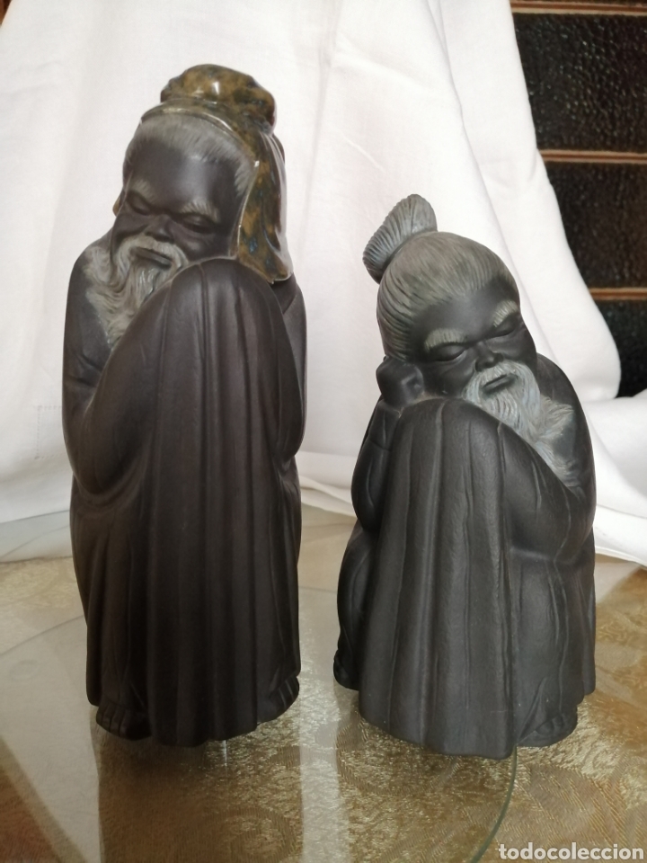 Antig&uuml;edades: Pareja de sabios chinos, Lladr&oacute;. - Foto 5