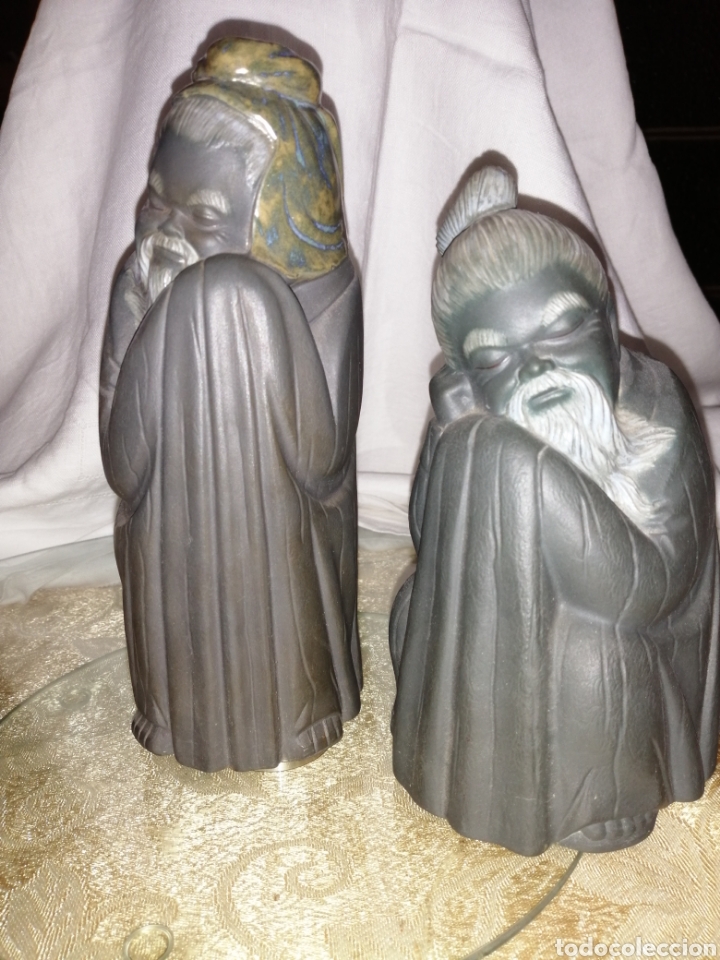 Antig&uuml;edades: Pareja de sabios chinos, Lladr&oacute;. - Foto 1