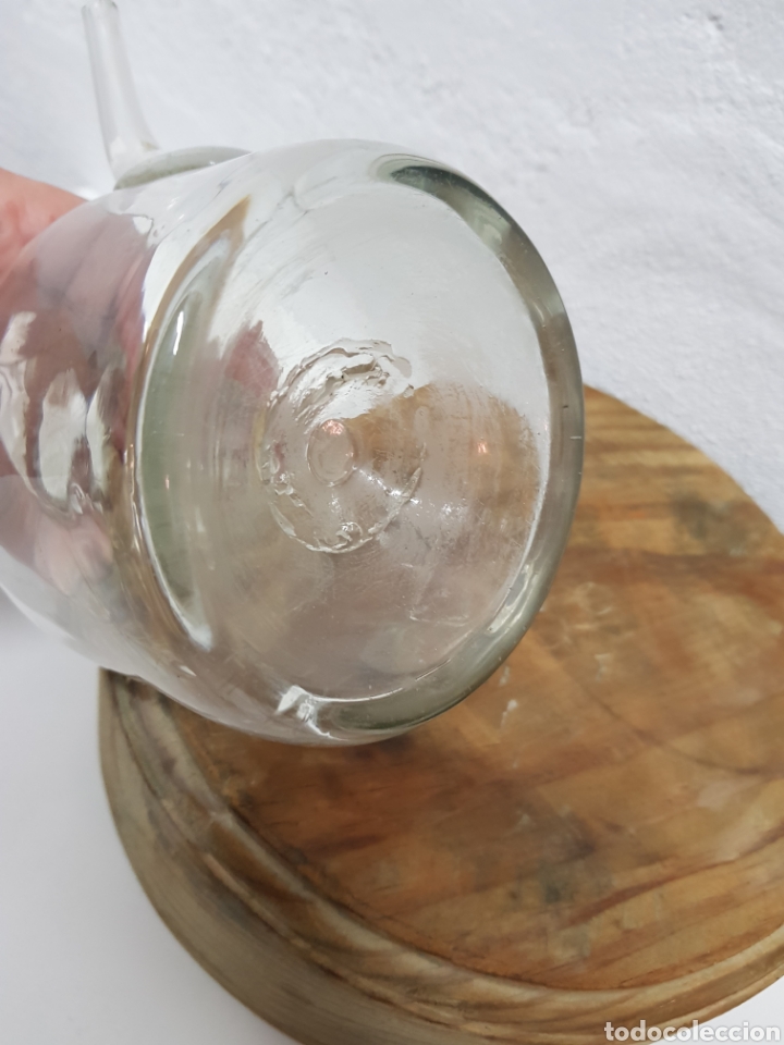 Antig&uuml;edades: Porron de cristal soplado - Foto 3