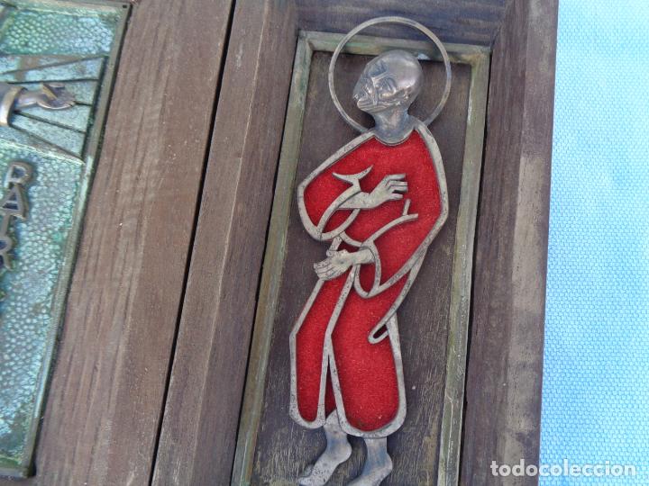 Antig&uuml;edades: TRIPTICO RELIGIOSO PLATA - Foto 5