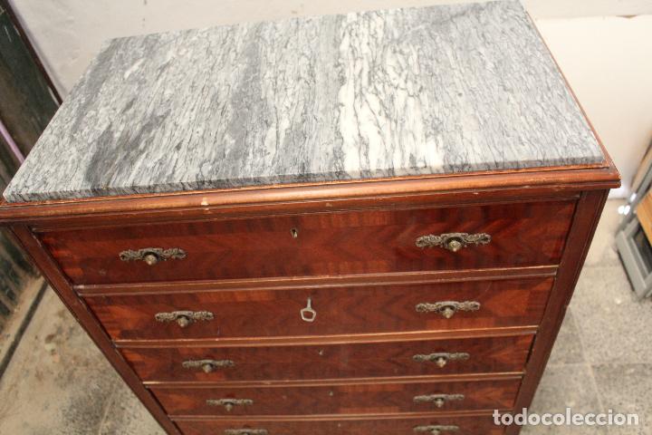 Antig&uuml;edades: comoda de 7 cajones - Foto 5