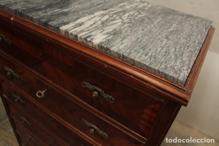 Antig&uuml;edades: comoda de 7 cajones - Foto 10