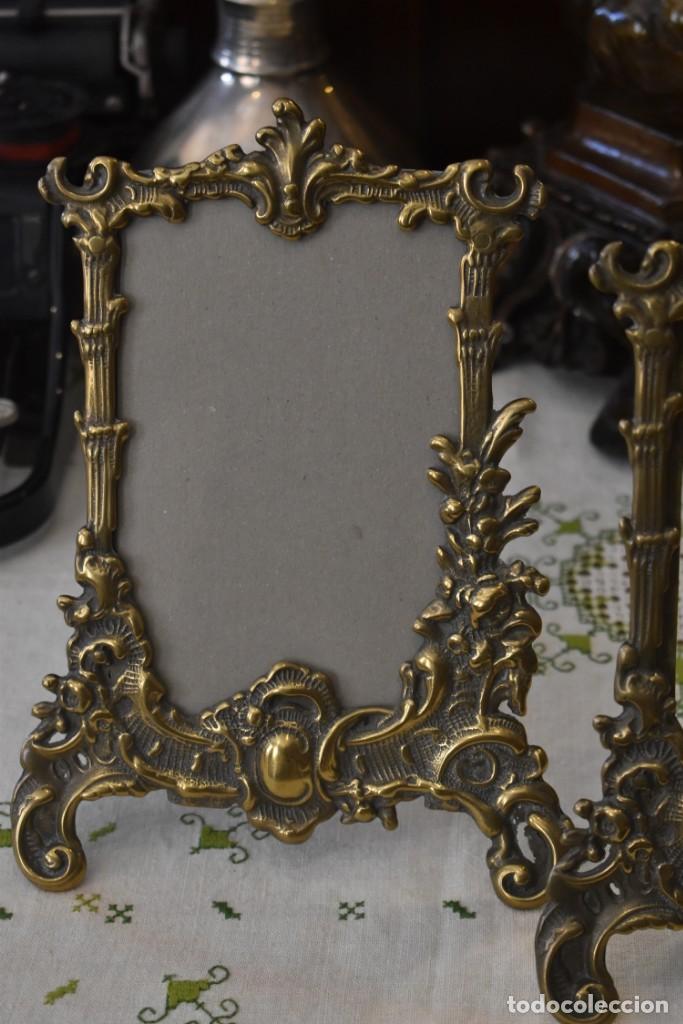 Antig&uuml;edades: PORTAFOTO DE BRONCE - Foto 3