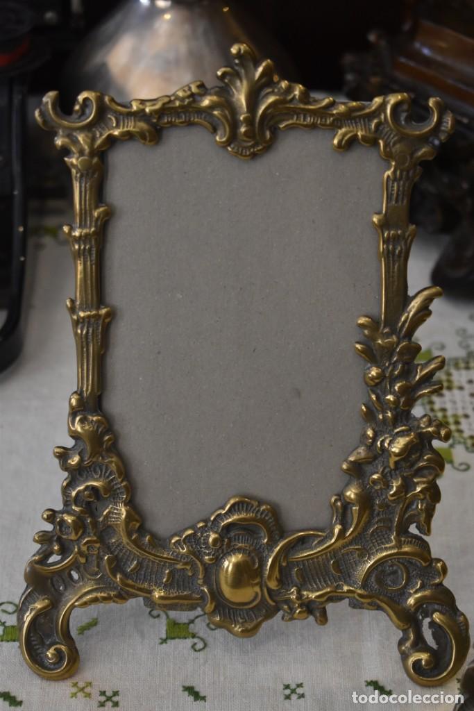 Antig&uuml;edades: PORTAFOTO DE BRONCE - Foto 5