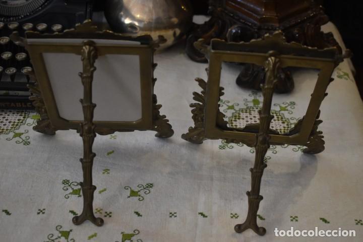 Antig&uuml;edades: PORTAFOTO DE BRONCE - Foto 6
