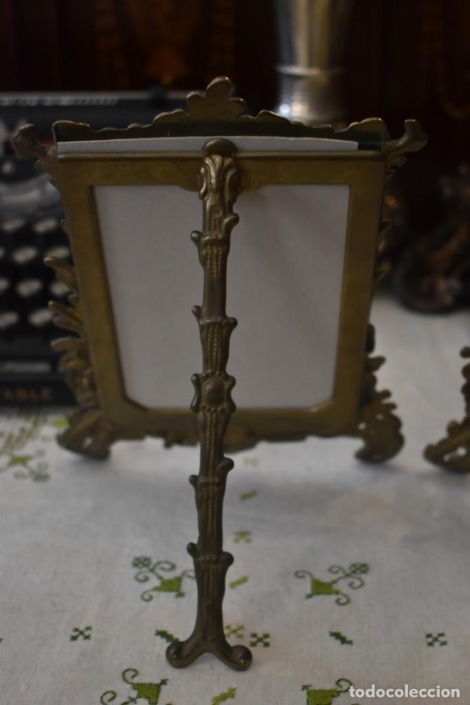 Antig&uuml;edades: PORTAFOTO DE BRONCE - Foto 7