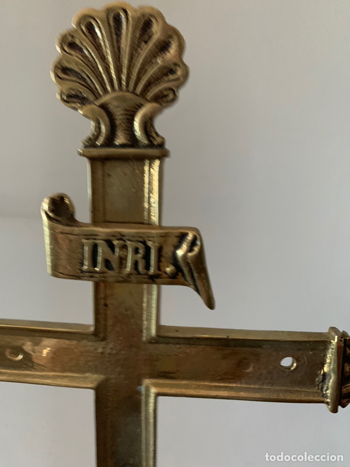 Antig&uuml;edades: Cruz de bronce - Foto 3
