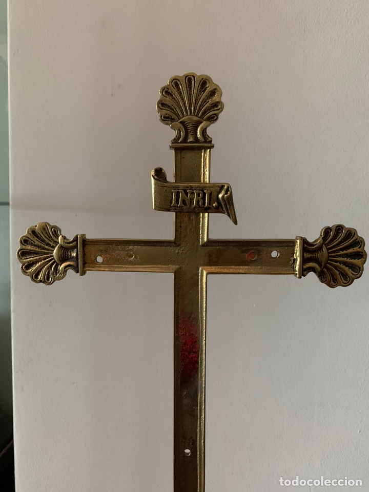Antig&uuml;edades: Cruz de bronce - Foto 6