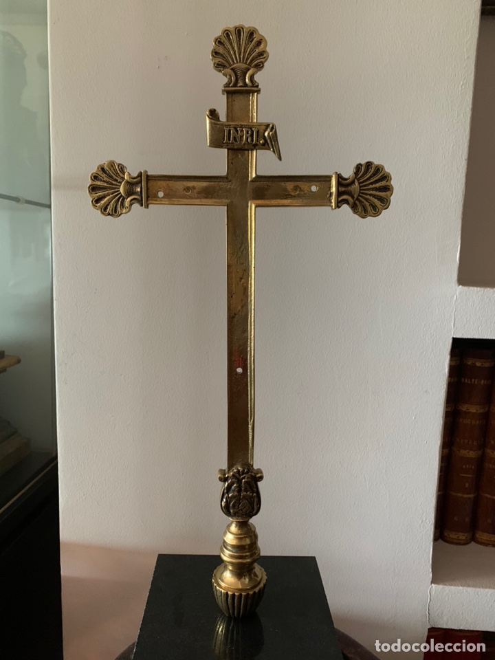 Antig&uuml;edades: Cruz de bronce - Foto 7