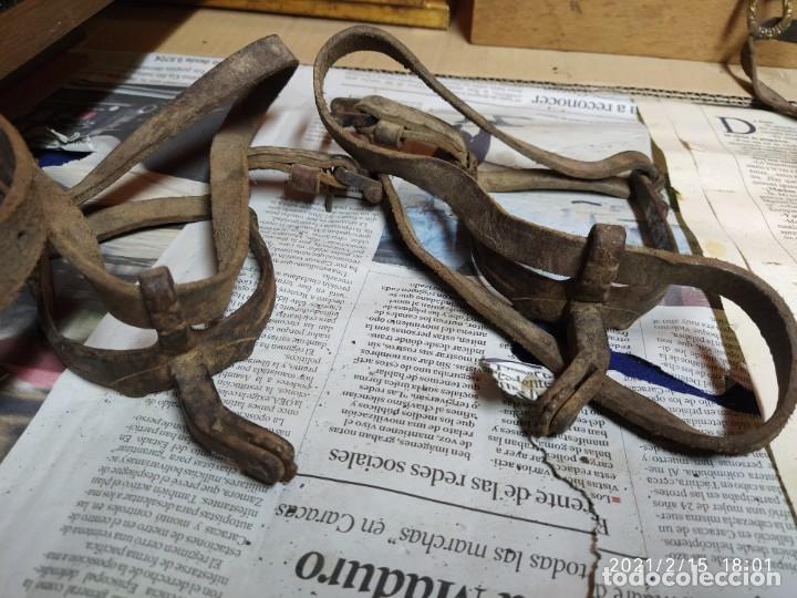 Antig&uuml;edades: Super lote de herrajes de caballo. - Foto 8