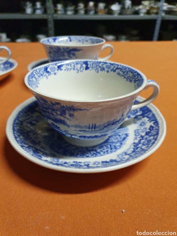 Antig&uuml;edades: Conjunto 4 tazas - Foto 2